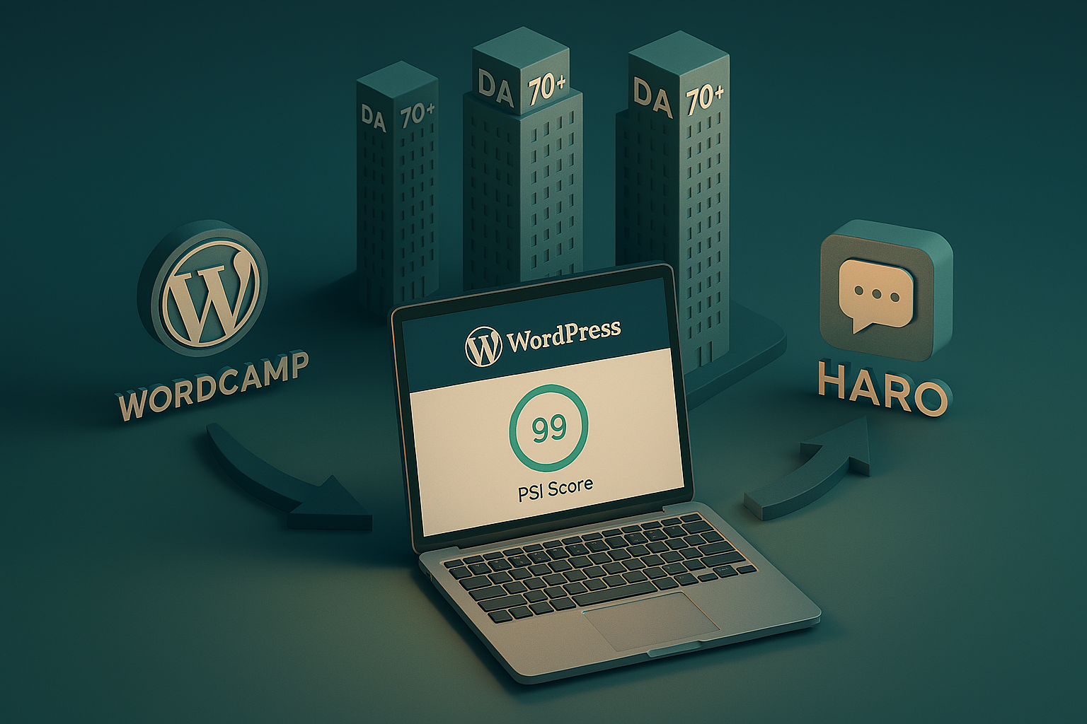 High-authority backlinks pointing to Chicago freelance web design site