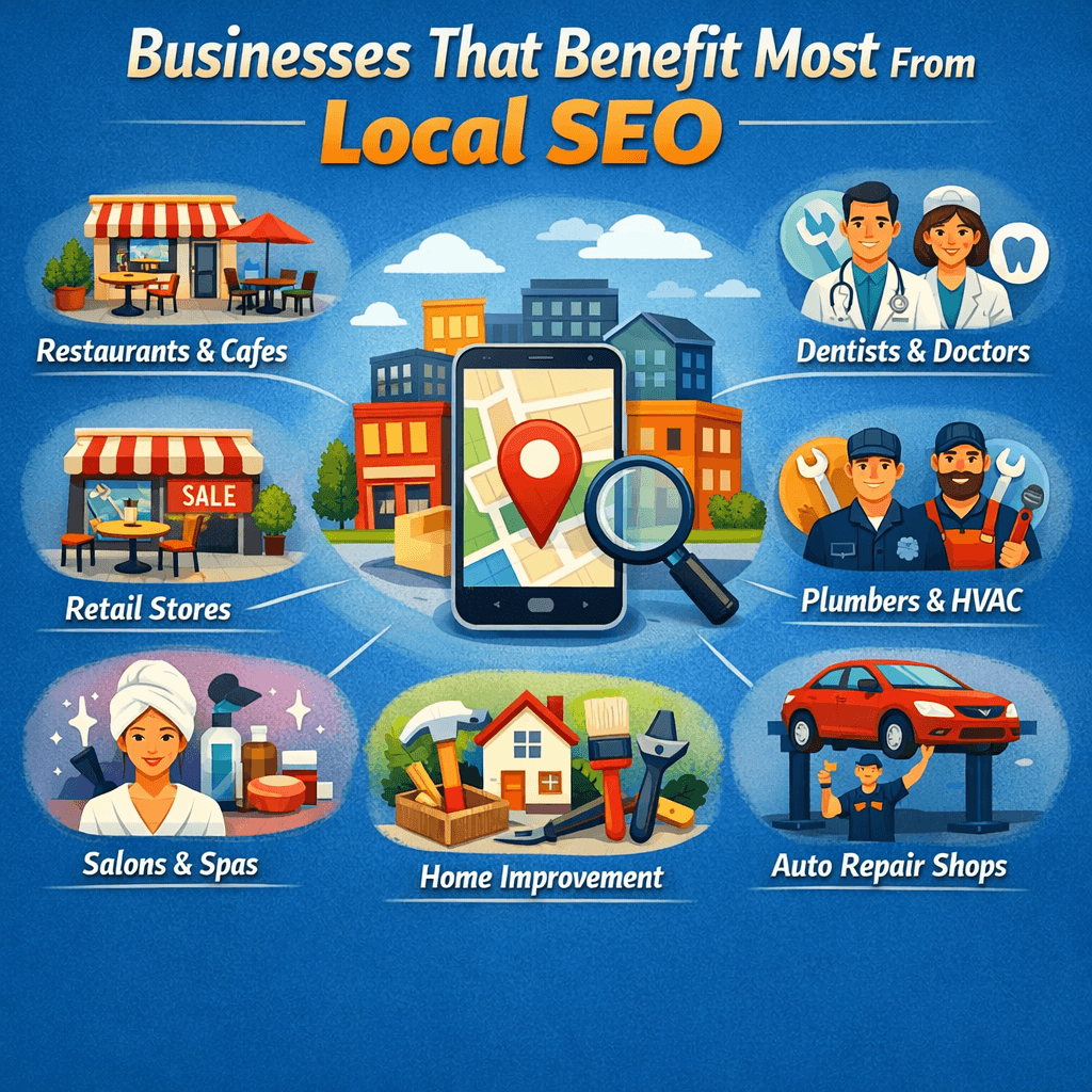 Businesses That Benefit Most From Local Seo