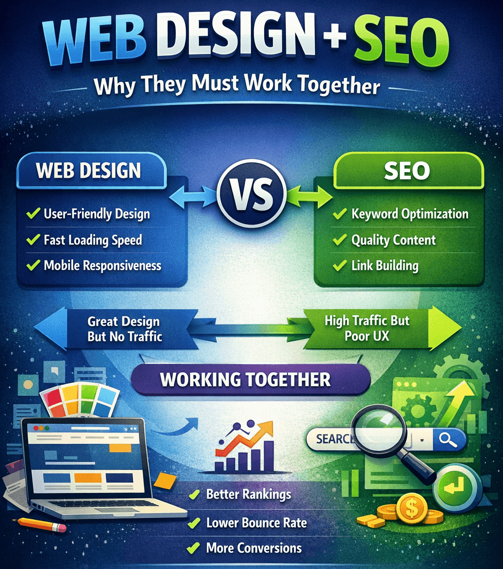 Web Design + SEO (Why They Must Work Together)