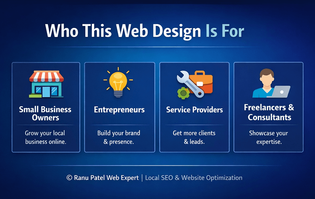 Who This Web Design Is For
