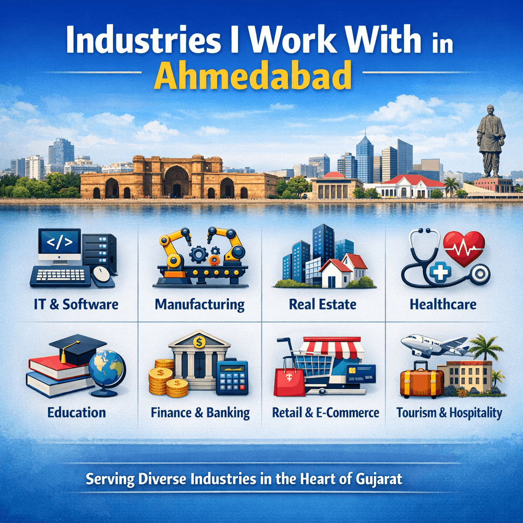 Industries I Work With in Ahmedabad