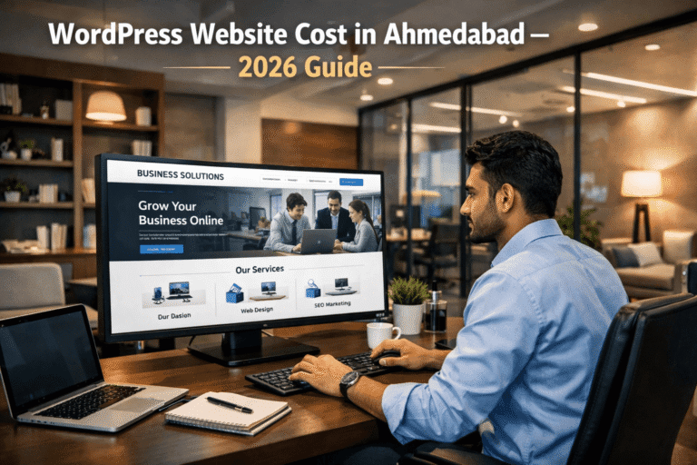 WordPress Website Cost in Ahmedabad – 2026 Guide