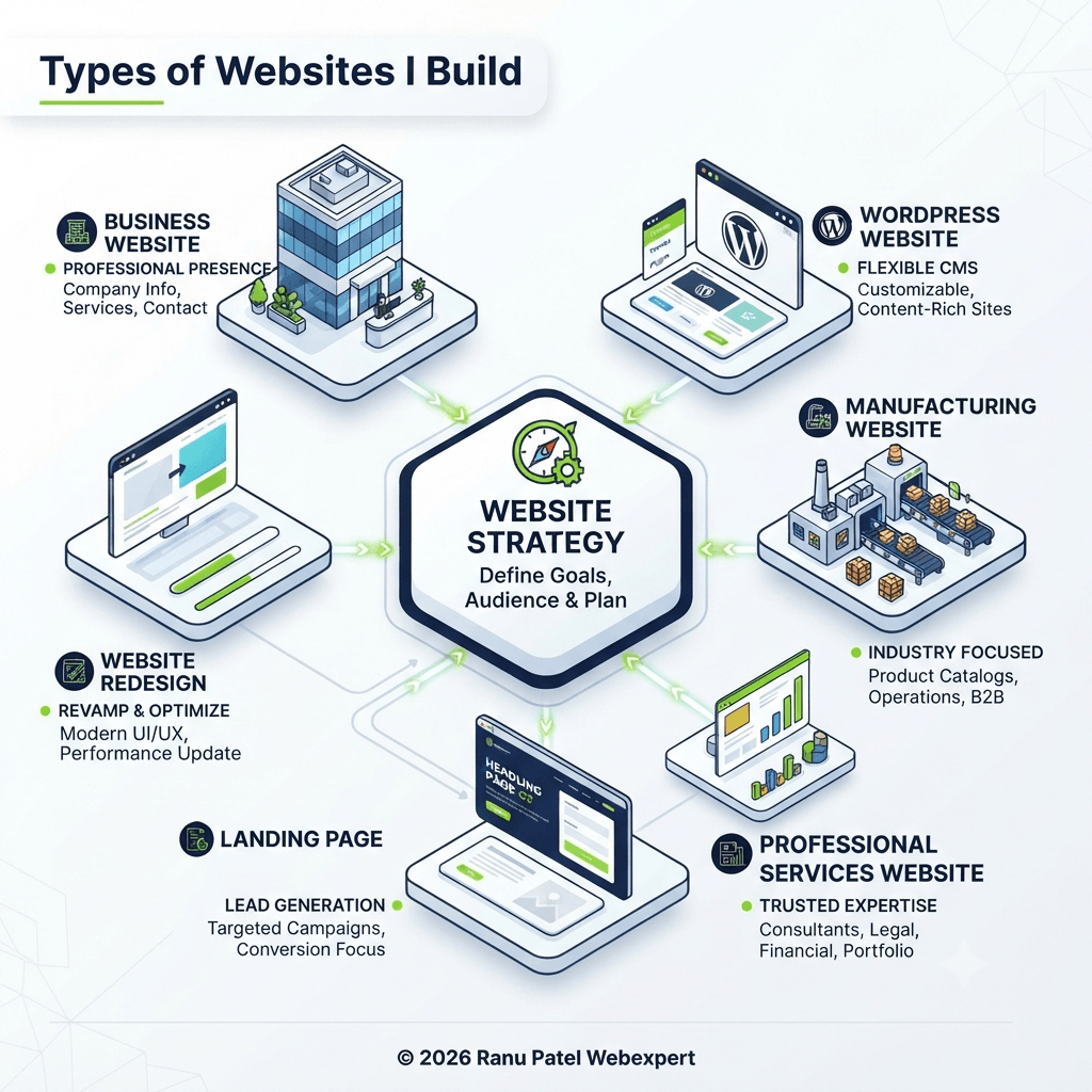Types of Websites I Build